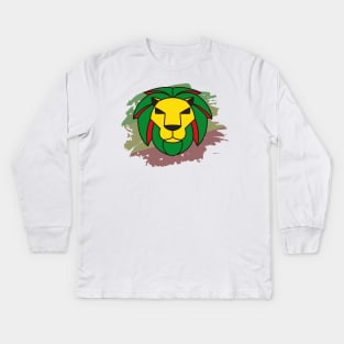 Ethiopian Lion I Kids Long Sleeve T-Shirt